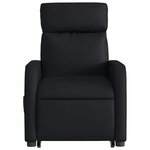 vidaXL Fauteuil inclinable électrique noir similicuir