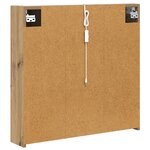vidaXL Armoire Miroir de Salle de Bain avec étagère Chêne artisan