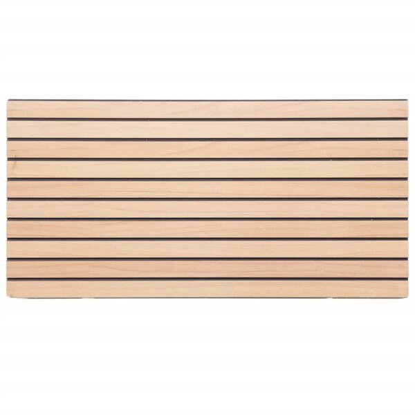 vidaXL Panneaux muraux 3D 5 Pièces marron 100x50 cm EPS
