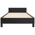 vidaXL Cadre de lit sans matelas noir 90x190 cm similicuir