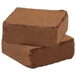 vidaXL Blocs de noix de coco 5 Pièces 5 kg chacun 25 kg au total