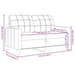 vidaXL Ensemble de canapés 3 Pièces avec coussins Vert foncé Velours