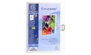 Chemise à dos extensible personnalisable dos 130mm coloris blanc EXACOMPTA