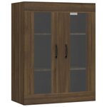 vidaXL Armoire murale suspendue Chêne marron 69 5x34x90 cm