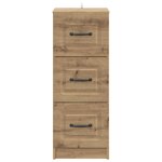 vidaXL Armoire à tiroirs 33 x 34 5 x 87 cm Bois d'ingénierie