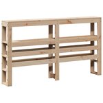 vidaXL Cadre de lit avec tête de lit blanc 160x200 cm bois pin massif