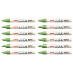 Marqueur pointe conique moyenne PAINT Marker PX20 2 2 - 2 8mm Vert Clair x 12 UNI-BALL