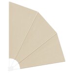 vidaXL Écran de confidentialité pour balcon Beige 140 x 140 cm tissu