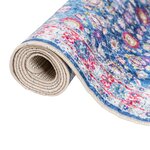 vidaXL Tapis lavable multicolore 80x150 cm antidérapant