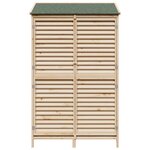 vidaXL Abri de jardin Naturel 106 x 56 x 176 5 cm Bois de Sapin Massif