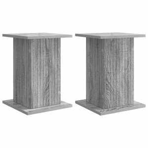 vidaXL Support de Plante 2 pc Sonoma gris 30 5 x 30 x 43 cm