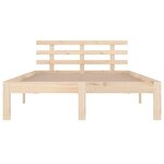 vidaXL Cadre de lit sans matelas bois massif 180x200 cm