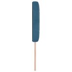 vidaXL Tête de Lit en Velours Argyle Manuel Bleu foncé 140 cm Velours