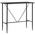 vidaXL Ensemble de bar 5 Pièces Tissu Gris foncé