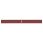 vidaXL Auvent latéral rétractable de patio 140x1200 cm Marron
