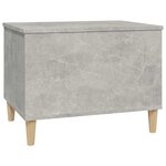 vidaXL Table basse Gris béton 60x44 5x45 cm Bois d'ingénierie