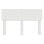 vidaXL Tête de lit Blanc 160 cm Bois d'ingénierie