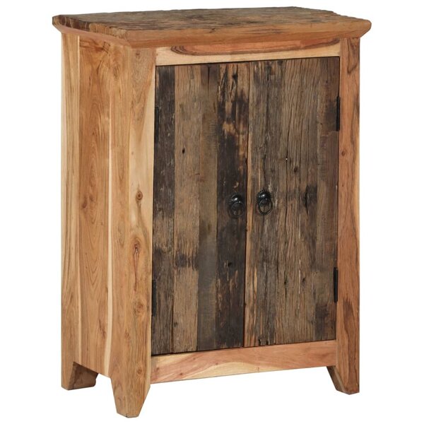 vidaXL Buffet 55x33x75 cm bois massif d'acacia et bois de récupération