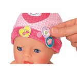 Zapf Creation 825440 - BABY born casquette avec badges