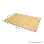 Tapis bambou 60 x 240 clair