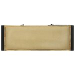 vidaXL Banc 100x35x50 cm Bois massif Bois de manguier brut