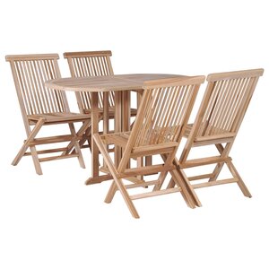 vidaXL Ensemble de Mobilier 5 Pièces Marron