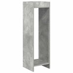 vidaXL Support de Plante Gris béton 30 x 30 x 100 cm Bois d'ingénierie