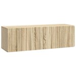 vidaXL Meuble TV mural Chêne Sonoma 98 x 31 x 30 cm Bois d'ingénierie
