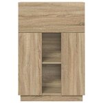 vidaXL Bureau Chêne sonoma 71 5 x 31 5 x 106 5 cm Bois d'ingénierie