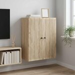 vidaXL Armoire Murale Chêne Sonoma 66 x 34 5 x 90 cm Bois d'ingénierie