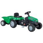 Pilsan 07-316green - Tracteur à Pédales 143 cm avec Remorque vert
