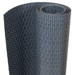 vidaXL Paravent de balcon anthracite 400x80 cm résine tressée