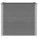 vidaXL Lit surélevé de jardin WPC 100x50x91 cm Gris