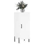 vidaXL Buffet blanc 34 5x34x90 cm bois d'ingénierie