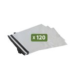 Pack and Move - Lot 120 enveloppes pour expédition - 27 x 30 cm - Fermeture adhésive - Opaques  étanches et indéchirables