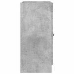 vidaXL Armoire sous évier de salle de bain Gris béton