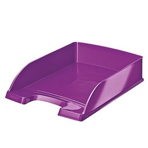 Corbeille à courrier Plus WOW, A4, polystyrène, violet LEITZ