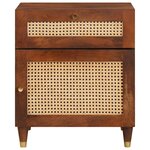 vidaXL Tables de chevet 50 x 33 x 60 cm Bois de mangue massif