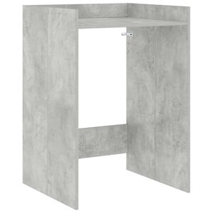 vidaXL Armoire pour machine à laver Béton 67 5 x 62 x 97 cm