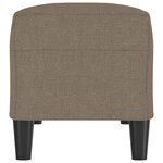 vidaXL Banc Taupe 100x35x41 cm Tissu