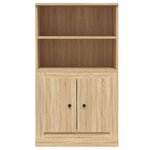 vidaXL Buffet haut chêne sonoma 60x35 5x103 5 cm bois d'ingénierie