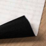 vidaXL Tapis de surface HUARTE Crème 200 x 140 cm Polyester