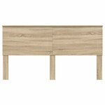 vidaXL Tête de lit Chêne Sonoma 200 cm Bois d'ingénierie