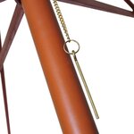 vidaXL Parasol 300x258 cm Blanc sable