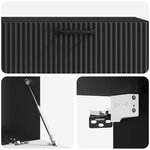 vidaXL Meuble TV mural Noir 98 x 41 x 30 cm Bois d'ingénierie