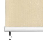 vidaXL Store roulant d'extérieur 140 x 230 cm Crème