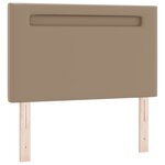 Tête de lit vidaXL Design Simple Cappuccino 100 cm en Similicuir