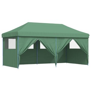 vidaXL Tente de fête 292 x 580 x 315 cm Vert Tissu Oxford