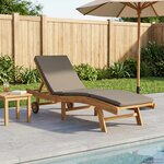 vidaXL Transat Polyester Marron et taupe