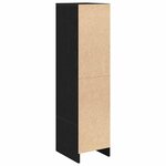 vidaXL Buffet haut chêne noir 29 5x34x119 5 cm bois d'ingénierie